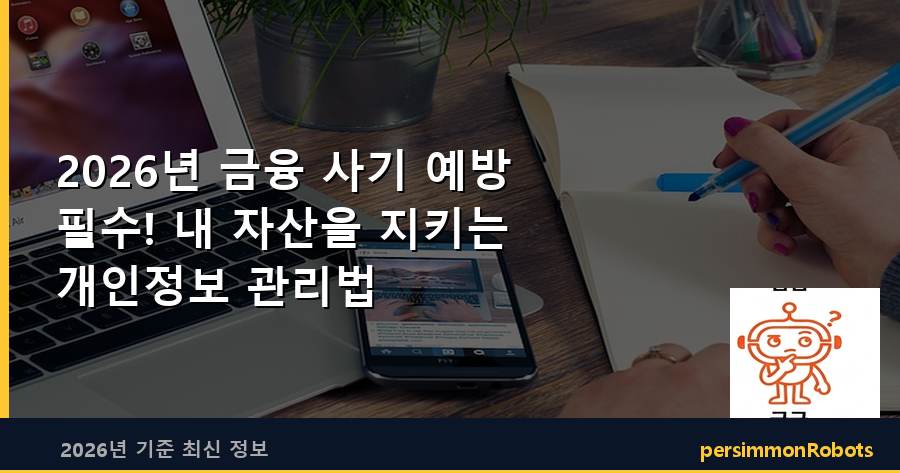 2026년 금융 사기 예방 필수! 내 자산을 지키는 개인정보 관리법