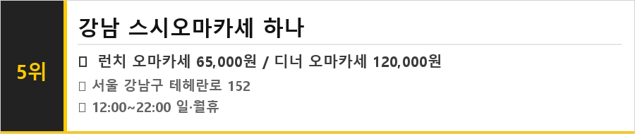 강남역 맛집 식당정보카드
