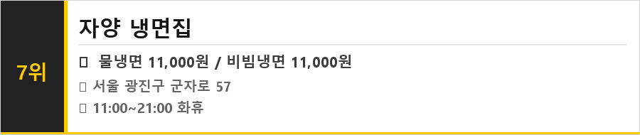 군자동 맛집 식당정보카드
