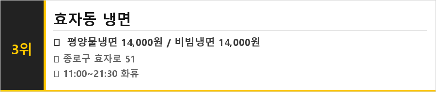 서촌 맛집 식당정보카드