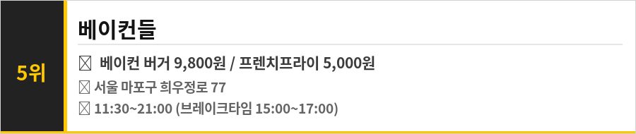 서울 망원 한강공원 맛집 식당정보카드