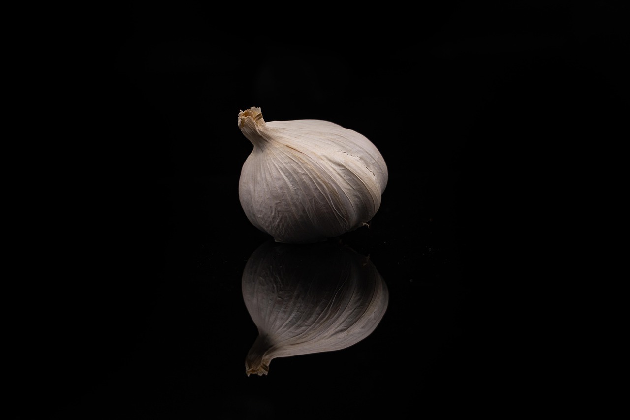 garlic food close up