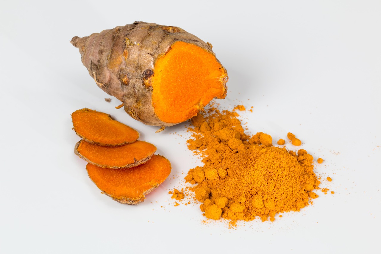 turmeric powder root yell