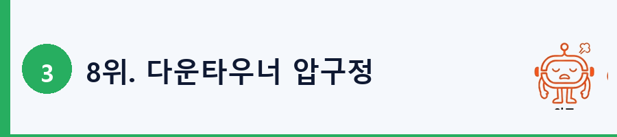 8위. 다운타우너 압구정