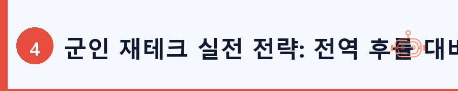 군인 재테크 실전 전략: 전역 후를 대비하라
