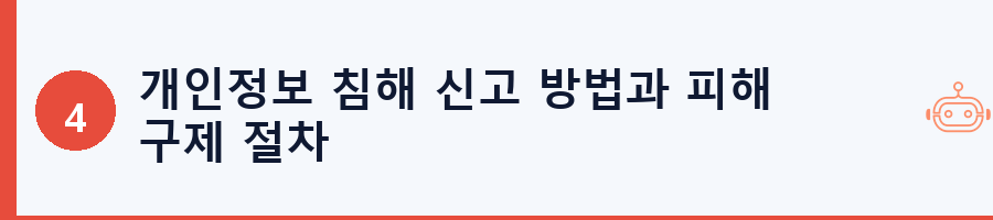 개인정보 침해 신고 방법과 피해 구제 절차