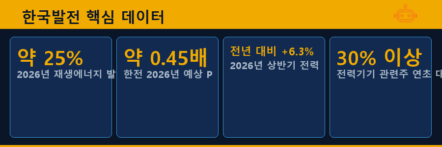 한국발전 핵심 데이터