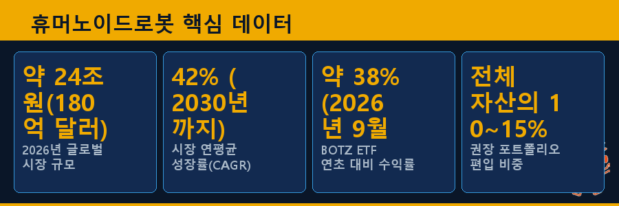 휴머노이드로봇 핵심 데이터