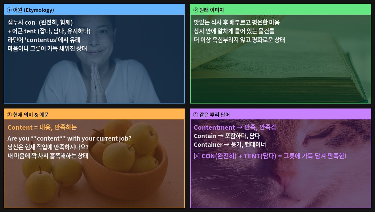Content 어원 4컷