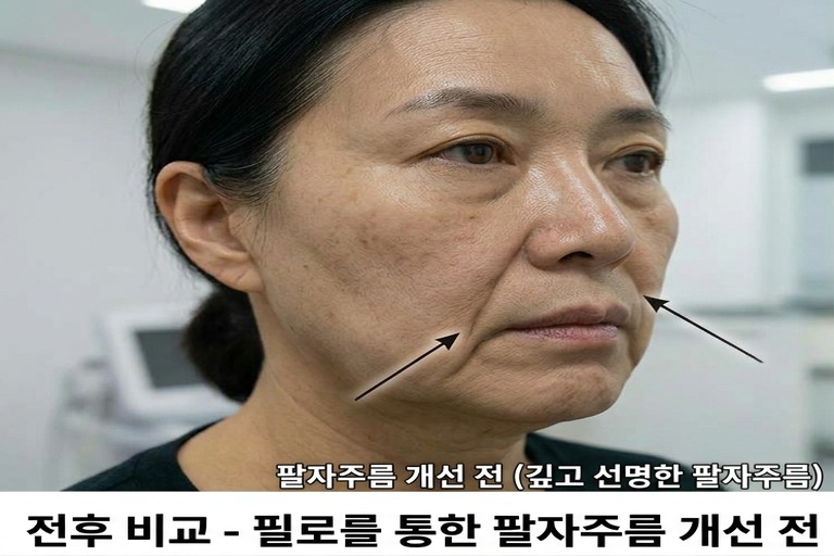팔자주름 필러 전