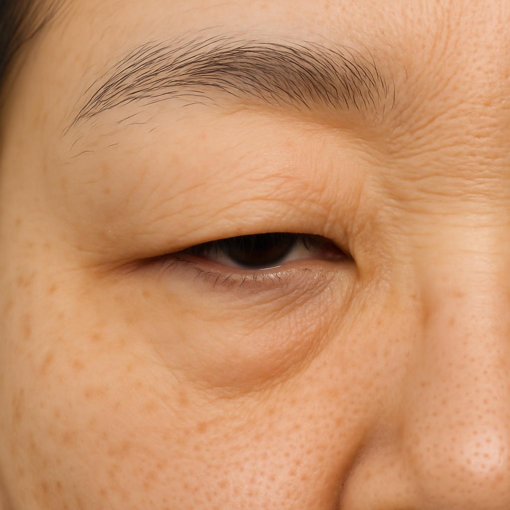 눈매교정 전 클로즈업