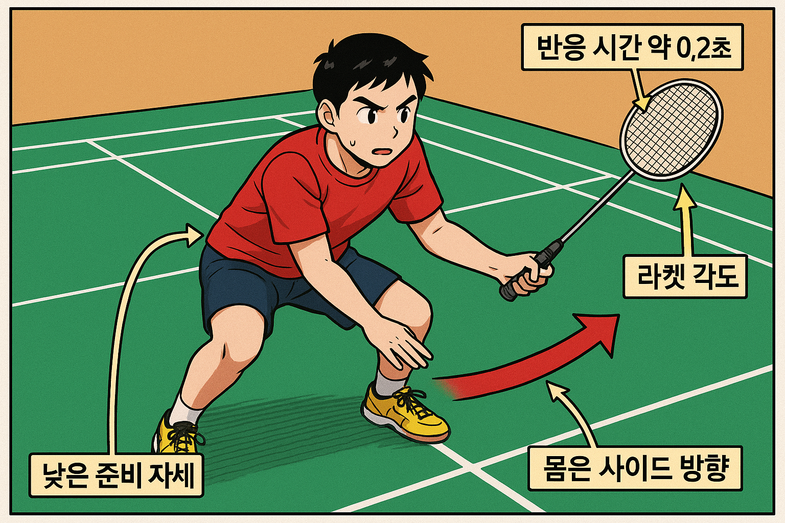 스매시 리시브 기술