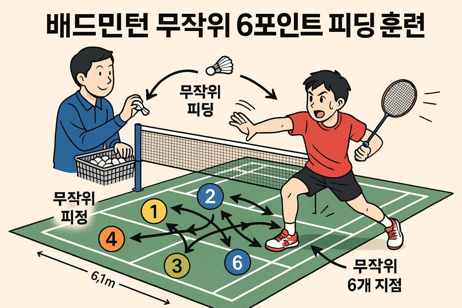 배드민턴 random feed