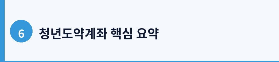6. 청년도약계좌와 함께 활용하는 재테크 전략
