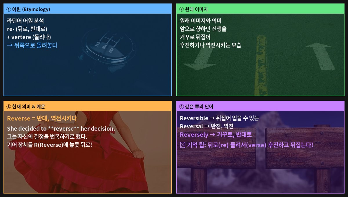 Reverse 어원 4컷