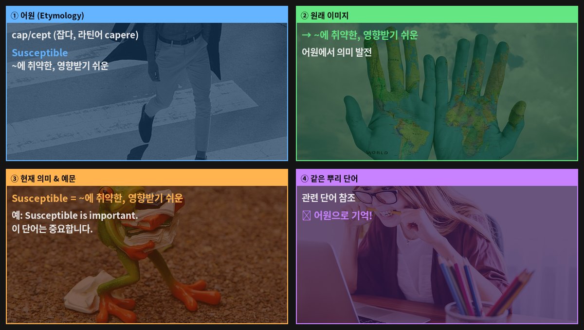 Susceptible 어원 4컷